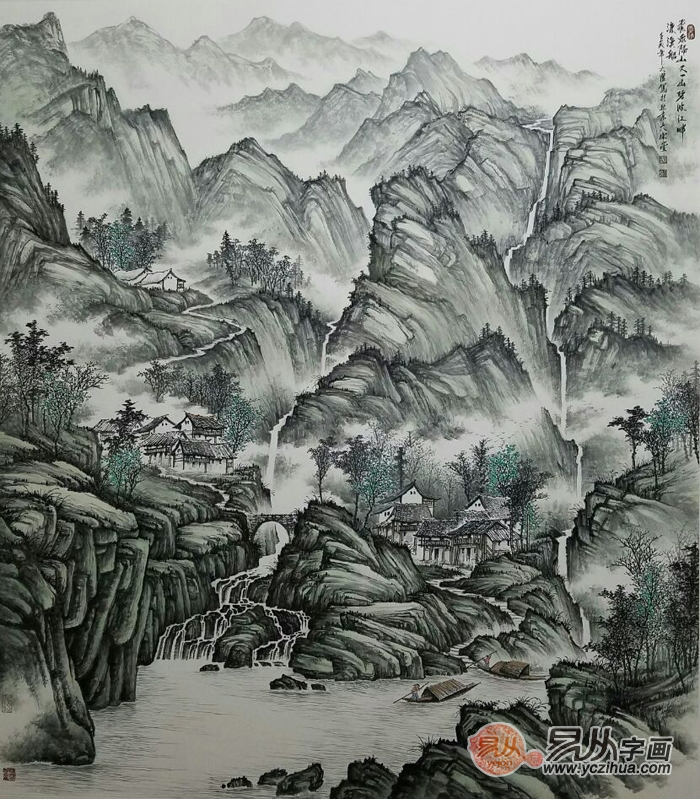 吴大恺的山水画值得收藏吗