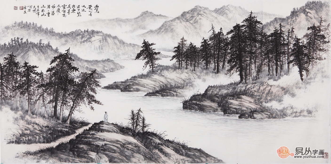吴大恺的山水画如何？你感受过这样的艺术魅力吗？