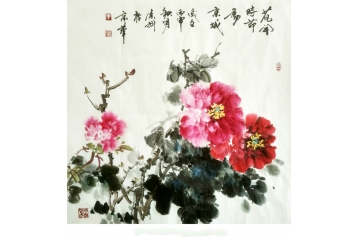 一级美术师丁宗科花开时节动京城