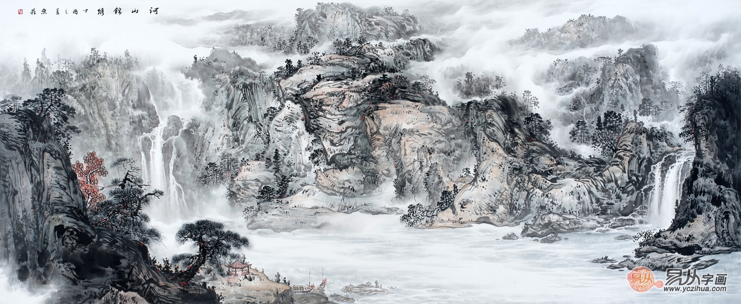 赵洪霞山水画有名吗？他的画作值不值得收藏？