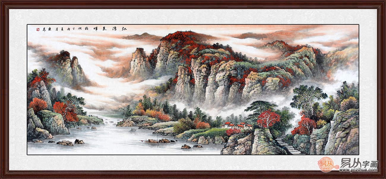 当代画家的作品值得收藏吗？赵洪霞的山水画有没有收藏价值！