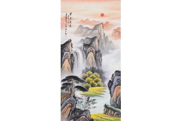 李林宏最新力作流水生财聚宝盆《紫气东来》