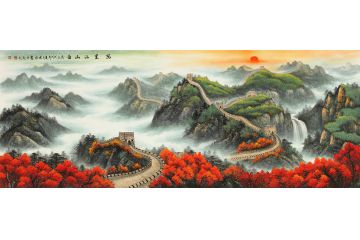 国画长城 刘燕姣最新山水画力作《万里江山图》