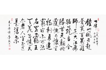 毛主席诗词 石开行草书法《七律·人民解放军占领南京》