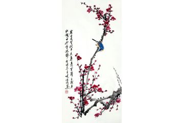 鄭曉京老師梅蘭竹菊四君子國畫之《梅》