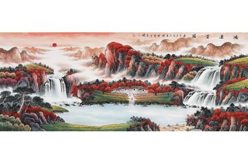 左右逢源事事顺 李林宏鸿运风水画新品《鸿运当头》