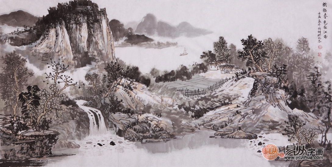 韩美林意象山水画,不可多得的山水画奇才
