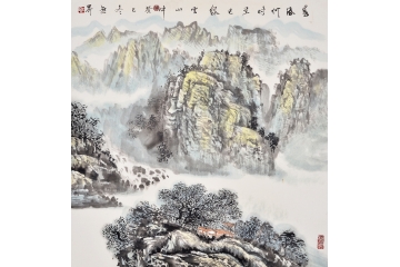 赵永江山水画作品《春风何时至》价格