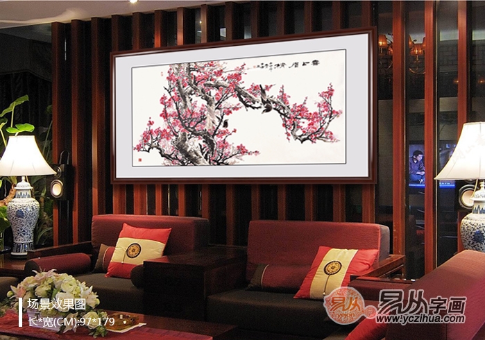 中式田园风格室内装饰画，缔造典雅恬静的家居生活