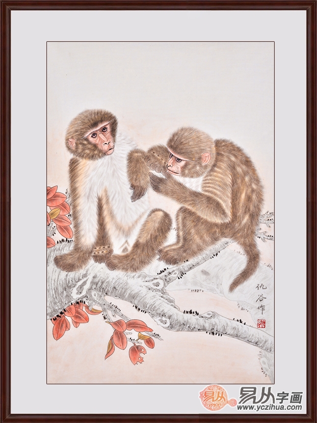 易从网：风格迥异的国画猴图赏析