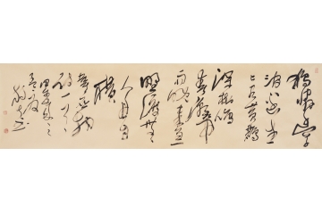 王文彬草书书法作品 唐·韦应物诗词 《滁州西涧》