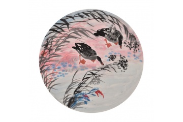 张金凤写意花鸟画《穷款》