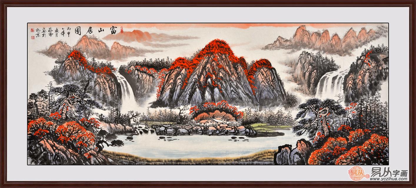 古意盎然，元代画家赵孟頫空灵悠然的山水画作品欣赏