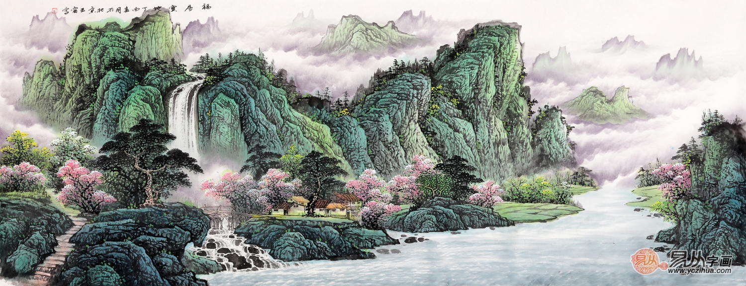 王宁山水画作品赏析 感受自然山水与灵魂的完美融合