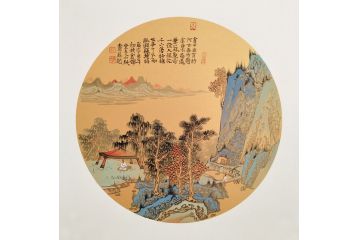 黑马收藏画家李小跃斗方《行书十言联》