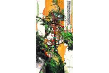 美协会员张北云参展作品《画是画非都不问》