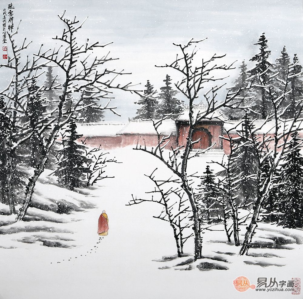 吴大恺的雪景山水画值得买吗?收藏价值高不高?