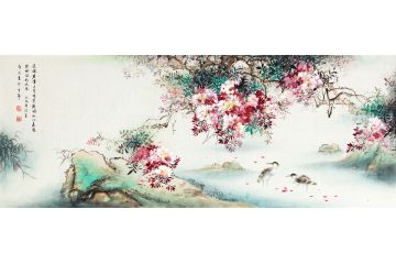 家居装饰画 薛波新品写意花鸟画《忆平泉杂咏·忆新藤》