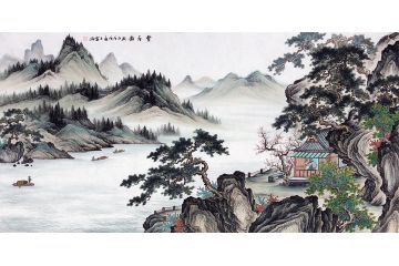 仿古国画精品 王宁最新力作收藏国画《丰年图》