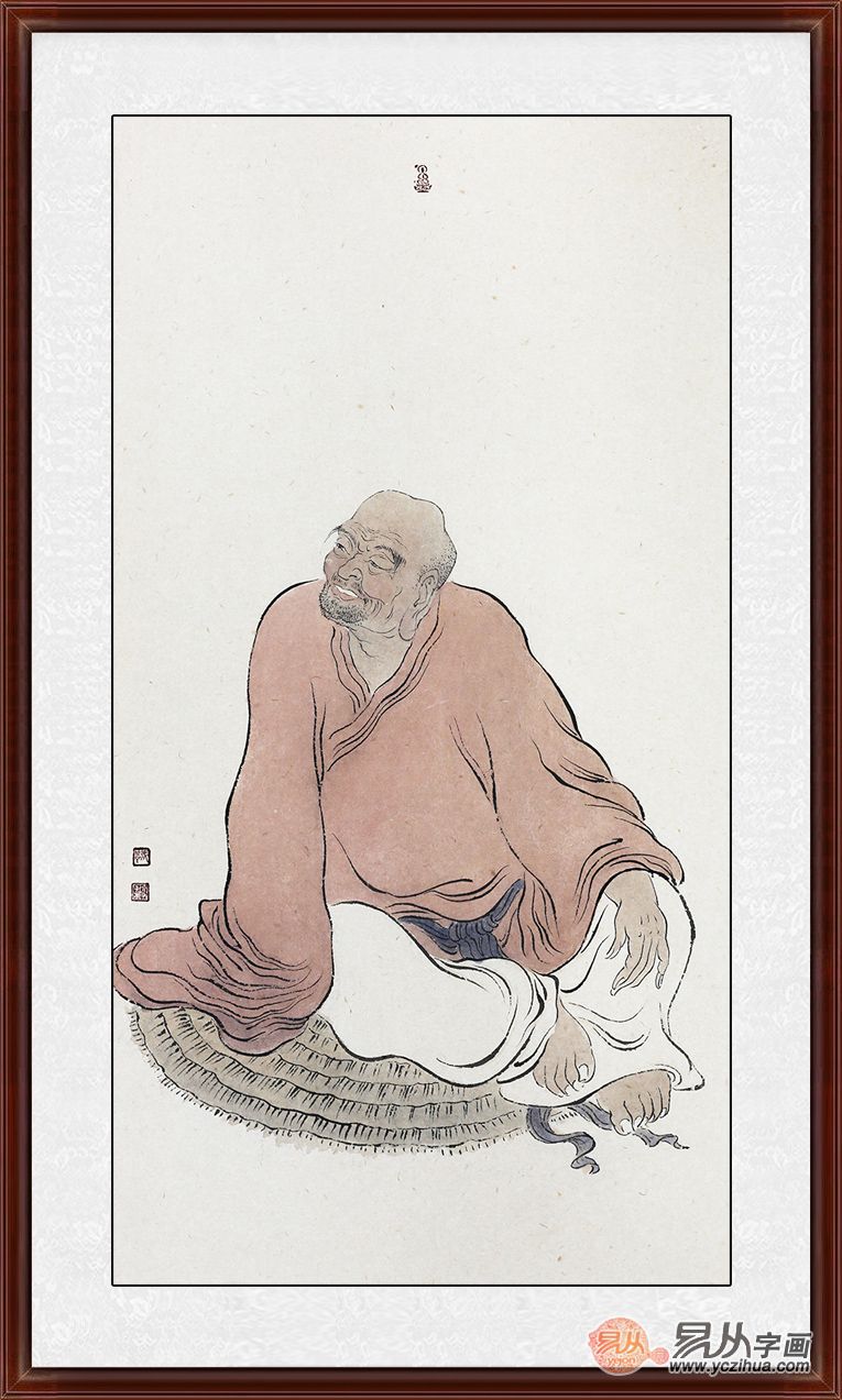 中美协会员张琪经典佛教画十八罗汉图