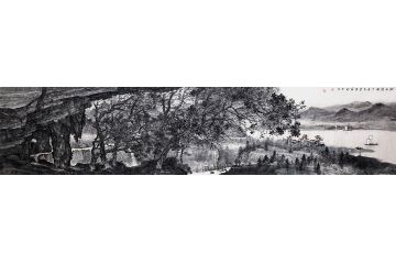 写意水墨画 王建军最新力作国画新品《湖上清风》
