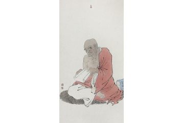 中美协会员张琪经典佛教画《十八罗汉图》