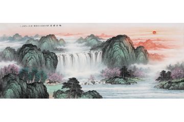 2019力荐作品 王宁新品风水画《旭日东升》