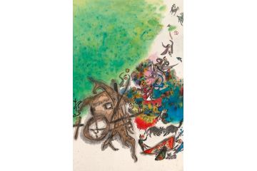 收藏鉴赏 扬笛水墨写意人物画《怒放6》