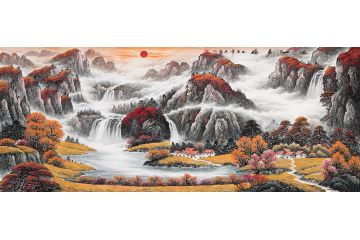 黄金满地 宋唐最新创作新品聚宝盆《江山多娇》