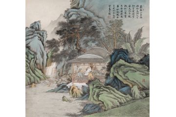 收藏必升值 美协画家张林荣仿古山水画《游包山集》