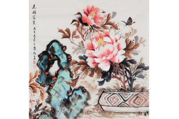 “牡丹仙子”萧红新品国画牡丹图《花开富贵》