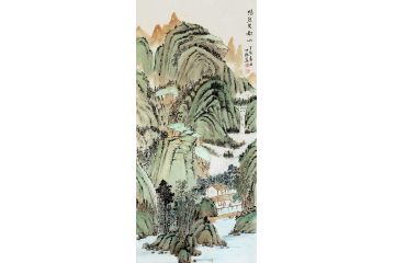 家庭装饰画 王世银新品山水画《悠然见南山》