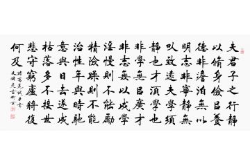 诸葛亮诫子书 史洪亮经典诗词书法《诫子书》