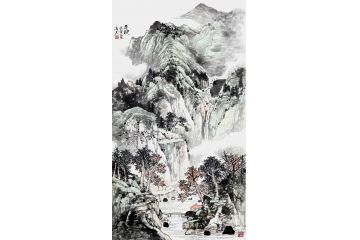 美协画家史清君新品创作三尺竖幅《春晓》
