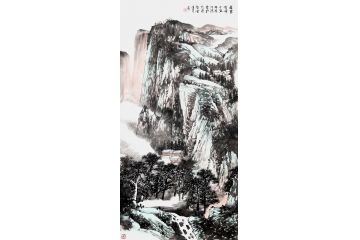 家庭装饰画 史清君山水画新品《夏云奇峰》