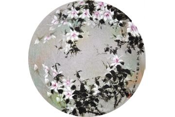 李乐精美小品月季画《繁花满园》