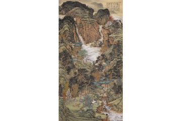 美协会员张林荣真迹《九日登望仙台呈刘明府容》