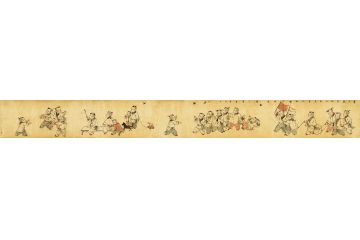 【新品】杜艳大尺寸风俗人物画《童子戏》