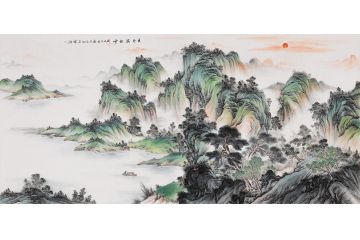 王宁新品力作巨幅大尺寸仿古画《春色满乾坤》