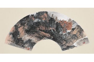 美协画家张林荣力作小尺寸国画《穷款》