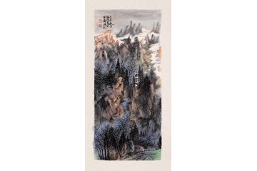 美协画家张林荣新品竖幅小尺寸《穷款》