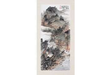 室内墙壁挂画 中美协画家张林荣新品《穷款》
