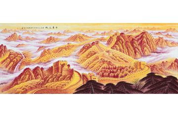 情长万里图 李国胜新品万里长城《中华之魂》
