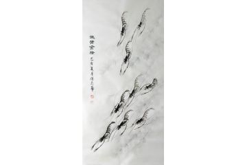 任正华老师最新虾趣图《铁壁金枪》
