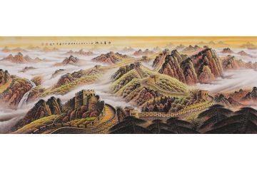 情长万里图 李国胜万里长城新品《中华之魂》
