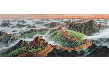 李国胜新品一丈二万里长城图《中华之魂》