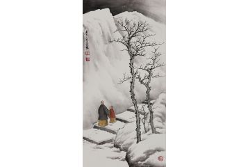 精美小品雪景 吴大恺新品力作小尺寸《穷款》
