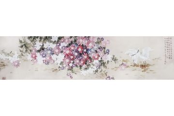 周永辉最新力作《道人四时花为粮，骨生灵气身吐香》