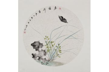 美女画家玉婉最新力作《春兰芳华》
