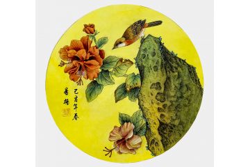 易杨老师国画小品新作《穷款》
